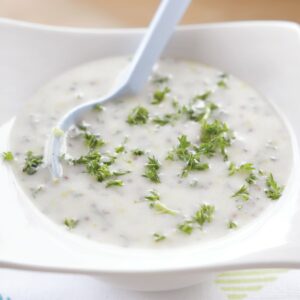 Creamy honey and mustard dressing