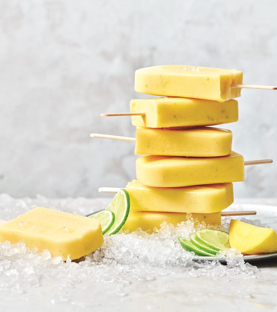Mango and pineapple popsicles Mango and pineapple popsicles