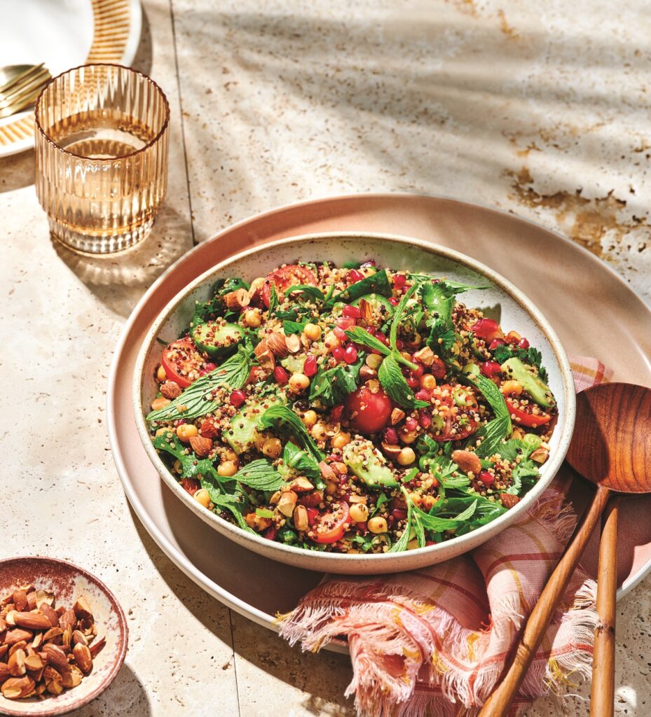 Moroccan-style spiced chickpea salad Moroccan-style spiced chickpea salad