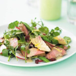 Lamb and artichoke salad