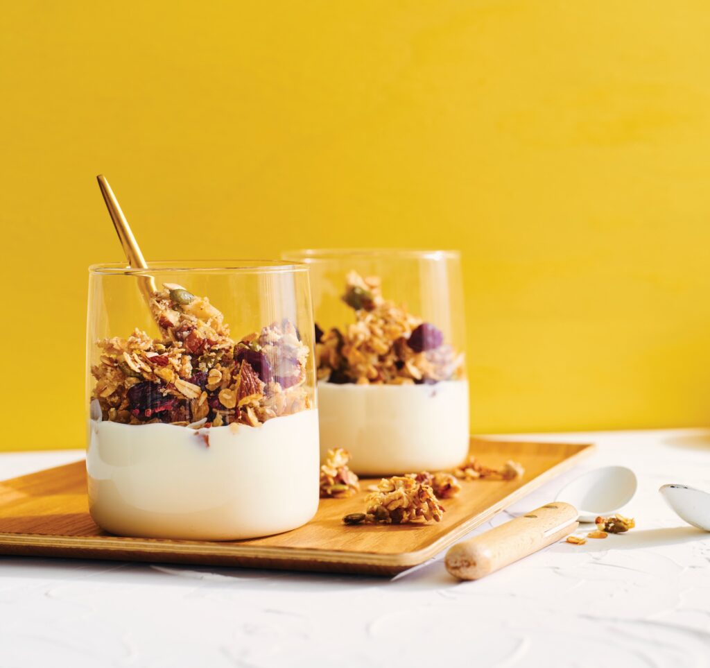 Maple and cinnamon granola Maple and cinnamon granola